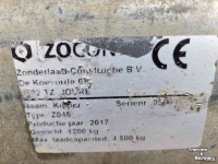 Kipper / Kiepwagen / Landbouwkipper Zocon Z045 bakkenwagen kipper hardox vloer