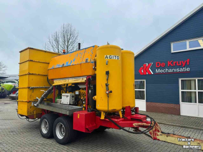 Mestsleepslang-systeem Agito PW motorpomp