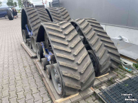 Tracks ( Rupsen) en rijwerk Zuidberg Tracks voor een longwheelbase trekker