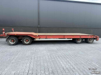 Dieplader / Aanhanger Burg 4-asser dieplader aanhanger met containerrail