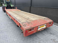 Dieplader / Aanhanger Burg 4-asser dieplader aanhanger met containerrail
