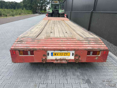 Dieplader / Aanhanger Burg 4-asser dieplader aanhanger met containerrail