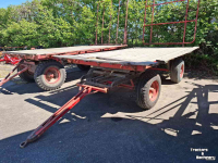 Vierwielige wagen / Landbouwwagen  Platte wagen / Landbouwwagen