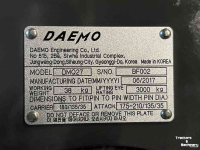 Mini-graver Case Case CX30C New Holland E30C / Snelwissel -DAEMO DMQ27 parts nr:32MK-95110CG