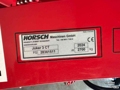Schijveneg Horsch Joker 3 CT