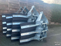 Rubberschuif  sneeuwschuiven / modderhuiven  210 cm 160 cm