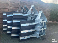 Rubberschuif  sneeuwschuiven / modderhuiven  210 cm 160 cm