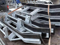 Rubberschuif Roo Rubber Vuilschuiver / Rubberschuif / Modderschuif / Erfschuif / Mestschuif met Euro aansluiting