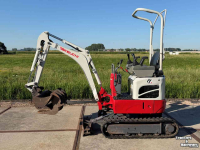 Mini-graver / Mini-graafmachine Takeuchi Takeuchi TB210R Minigraver Midejo