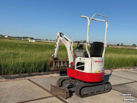 Mini-graver / Mini-graafmachine Takeuchi Takeuchi TB210R Minigraver Midejo