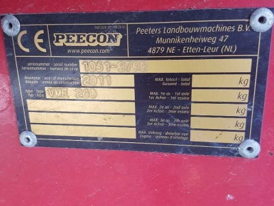 Voermengwagen Vertikaal Peecon Biga 26    -    420284
