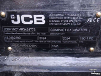 Mini-graver / Mini-graafmachine JCB 19C-1 PC