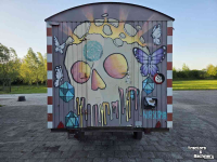 Vierwielige wagen / Landbouwwagen Kersten 6m schaftkeet warsco pipwagen