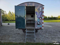 Vierwielige wagen / Landbouwwagen Kersten 6m schaftkeet warsco pipwagen