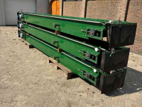 Transportband  Vlakke doorvoerbanden