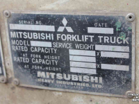 Heftruck Mitsubishi FD25 heftruck forklift gabelstapler diesel