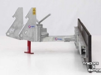 Overige stal- en melkmachines en toebehoren Qmac Rubbere voerschuif veegbord aanveegschuif aanbouw Kramer 250-350