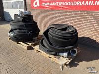 Mestsleepslang-systeem  6x 40 meter 6'' pers slang