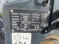 Shovel / Wiellader / Kniklader Schäffer 2428-2 Slechts 393 uur!