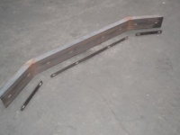 Diverse nieuwe onderdelen Qmac RSFBG 210 Rubberschuif framebalk