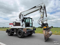 Bandenkraan / Graafmachine op wielen Caterpillar Cat M314F - Engcon + bakkenwagen Mobiele graafmachine Midejo