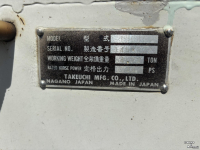 Bandenkraan / Graafmachine op wielen Takeuchi TAKEUCHI TB045