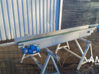 Transportband  Vlakke band 2420 X 250 TRANSPORTBAND VLAKKE BAND FLAT BELT CONVEYOR BELT FLACHBAND FÖRDERBAND
