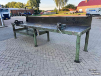 Werktafel  Werkbank werktafel 400 x 100 gebruikt