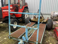 Transport zeilwagen / Oogstwagen  Eigenbouw Kisten Rollenwagen / Rollenkar