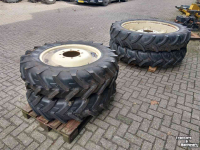 Wielen, Banden, Velgen & Afstandsringen Zetor Cultuurwielen 12.4 R28  12.4 R 46   (320/95 R28 320/95 R46)  ZF Steek