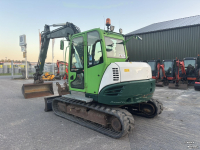 Bandenkraan / Graafmachine op wielen Kubota KX080-4