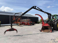 Houthakselaar Ufkes Greentec 930 met Nokx 4372 kraan