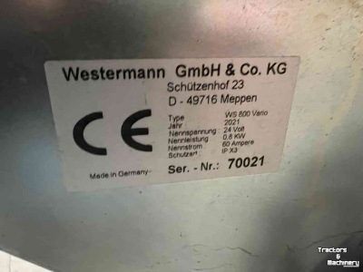 Mestrobot Westermann WS 800 Vario mestschuif