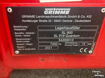 Boxenvuller / Hallenvuller Grimme SL919 Quantum