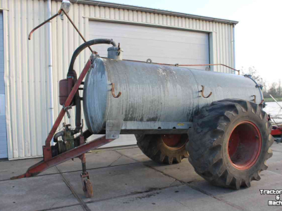 Mesttank Kaweco 6000 liter enkelas mesttank giertank vacuumtank waterwagen
