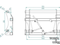 Adapters / Verloopadapters Qmac MERKADAPTER BLANCO - VOLVO L50T/M90