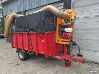 Kipper / Kiepwagen / Landbouwkipper  Zuigwagen kiepwagen met Votex zuigunit bladzuiger zuiger vuilopzuiger mestzuiger