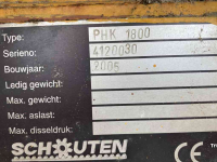 Graszodebeluchter Schouten PHK 1800 Verticuteerder / Verticuteermachine