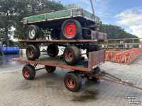 Vierwielige wagen / Landbouwwagen  Landbouw wagens 3 stuks met kenteken.