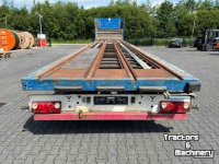 Getrokken truck-aanhanger Schmitz Cargobull, Fruehauf container chassis, LAG container chassis / kipper