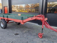 Vierwielige wagen / Landbouwwagen  platte wagen