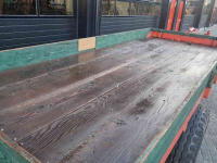 Vierwielige wagen / Landbouwwagen  platte wagen