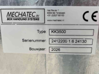 Kisten-kantelaar Mechatec KK3500 1,6 kistenkantelaar 160 cm