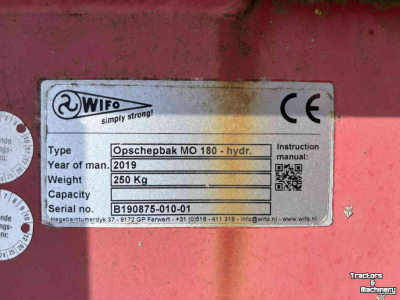 Laadbak / Grondbak Wifo MO 180