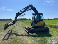 Rupskraan / Graafmachine op rupsen Mecalac 8 MCR