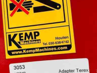 Diverse nieuwe onderdelen Kemp Adapter Terex naar Ahlmann