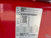 Kipper / Kiepwagen / Landbouwkipper Beco BREVIS 100