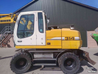 Bandenkraan / Graafmachine op wielen Liebherr A314