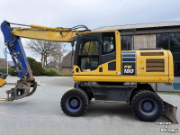 Bandenkraan / Graafmachine op wielen Komatsu PW180-10