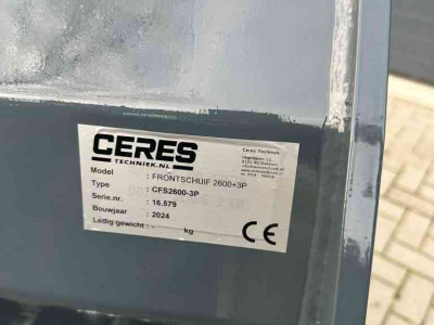 Grondschaaf Ceres Frontschuif CFS 2600 3P